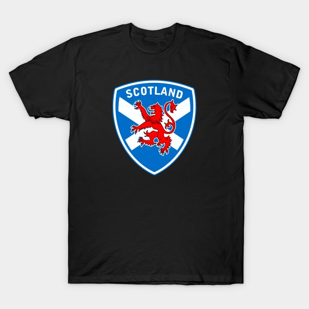 Patriotic Scotland LION motif T-Shirt by BigTime